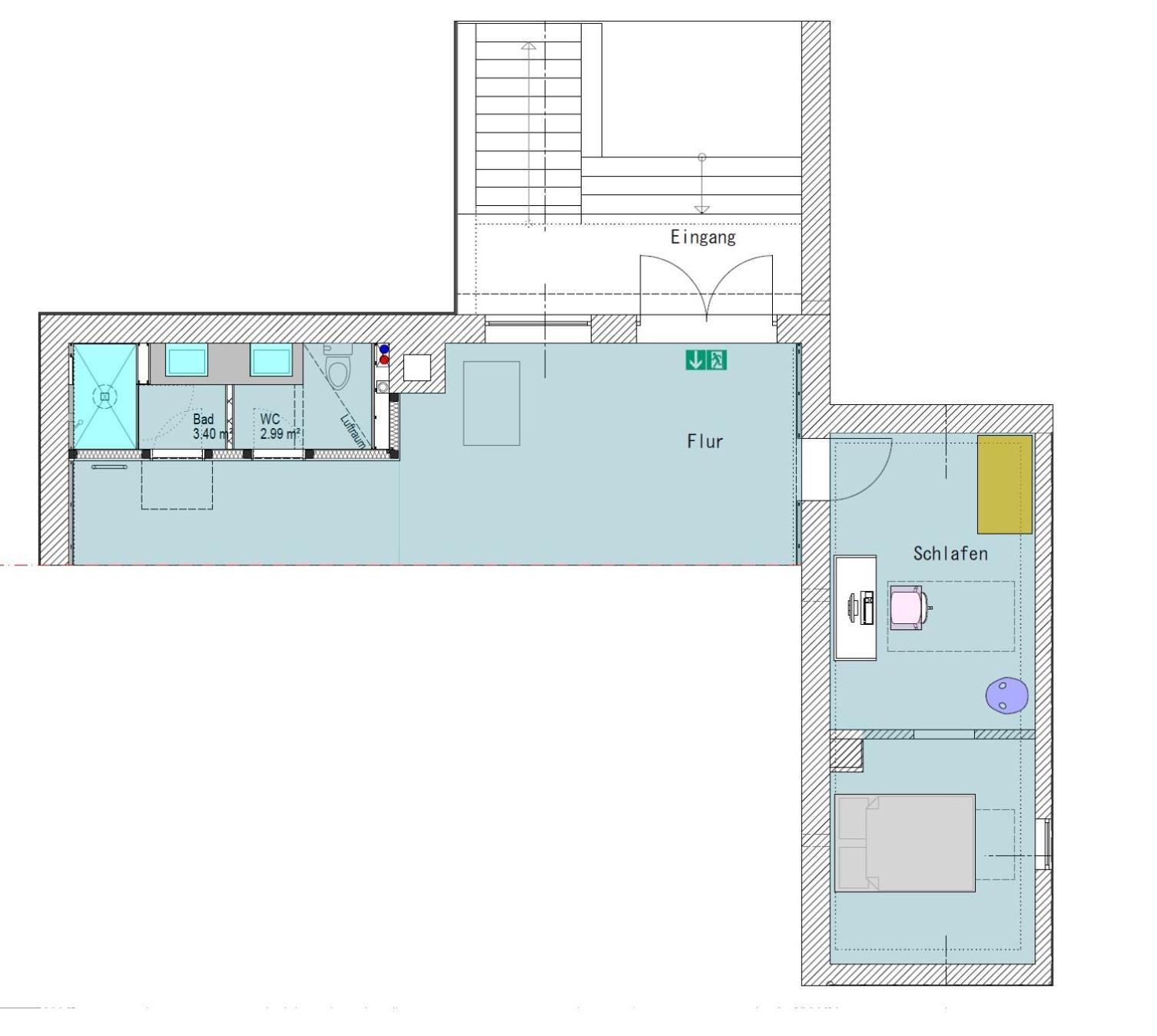 Helles Zimmer Im Loft MHG Buitenkant foto